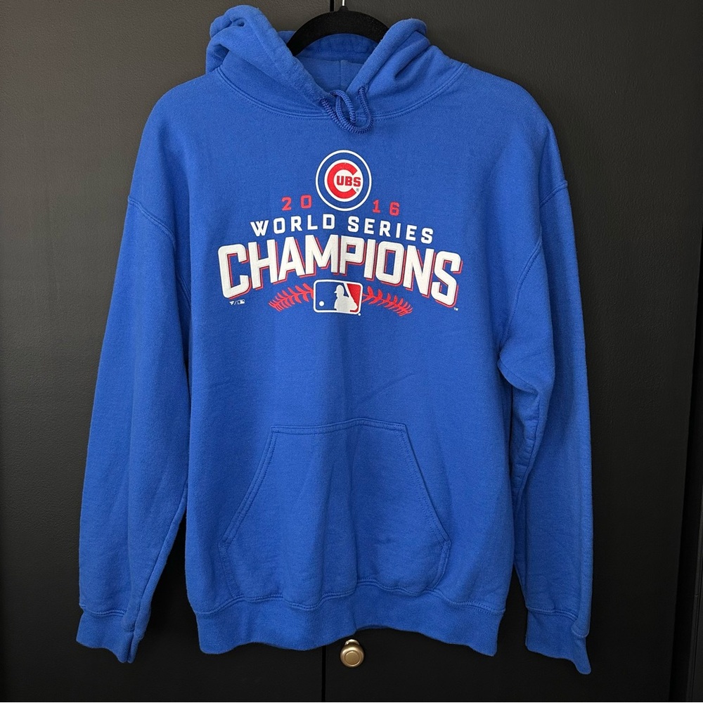 Chicago Cubs Blue World Series Champions Hoodie